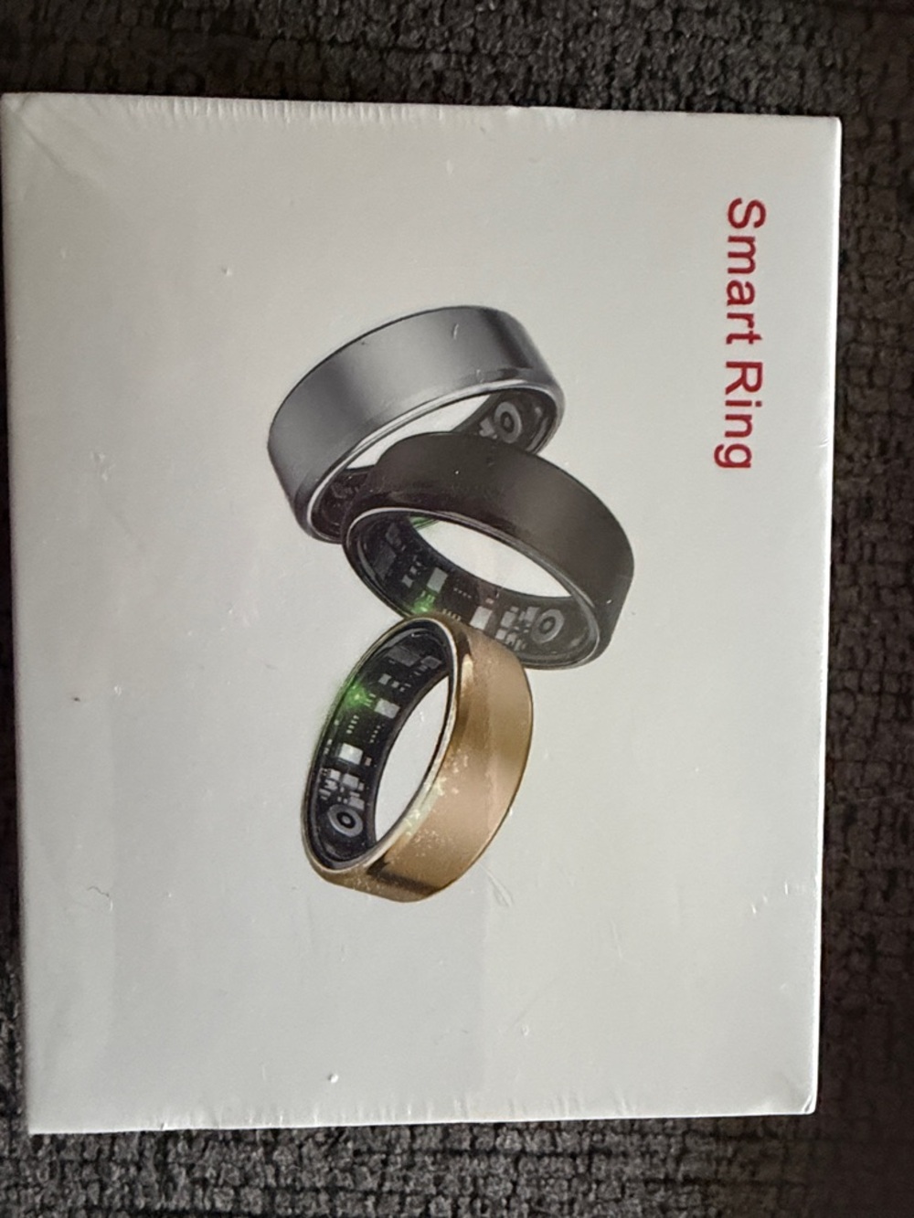 Smart Ring Wearable in silver